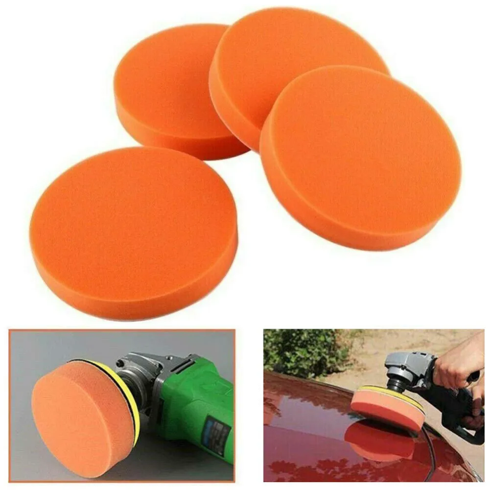 

4PCS Sponge Polishing Pad Accessories 125mm Parts Replacement Roundness