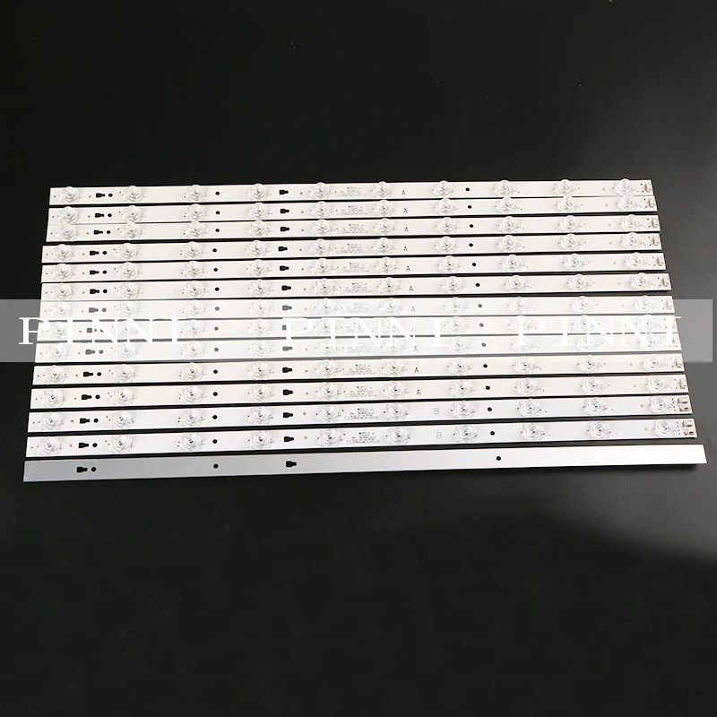

LED Backlight strip For Original Haier U55H3 LS55H510X LS55A51 LED55D10A/B-ZC14AG-01 1pcs=10lamp 1.7 Cm wide
