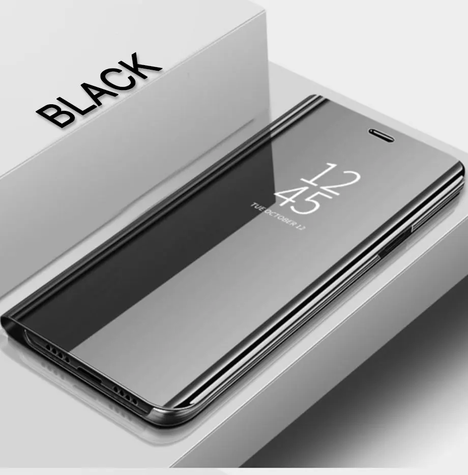 Умный зеркальный чехол для телефона с откидной крышкой для Samsung Galaxy S8 S9 плюс A10 A20 A30 A40 A50 A70 M10 M20 M30 чехол