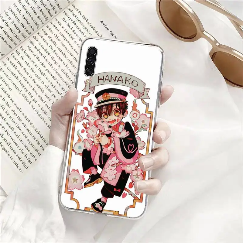 

Anime Hanako kun Phone Case Transparent for Samsung s9 s10 s20 Huawei honor P20 P30 P40 xiaomi note mi 8 9 pro lite plus