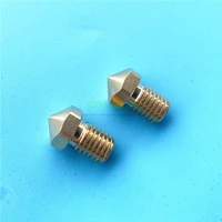 2pcs brass nozzle 0 3mm 0 4mm flashforge guider ii 2s high temperature version 3d printer spare parts