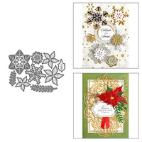 christmas flower snowflake metal cutting dies for diy scrapbook album paper card decoration crafts embossing 2021 new dies