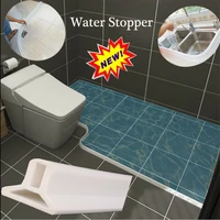 200cm retention system silicone threshold water dam self adhesive bath shower barrier retainer seal strip bathroom kitchen