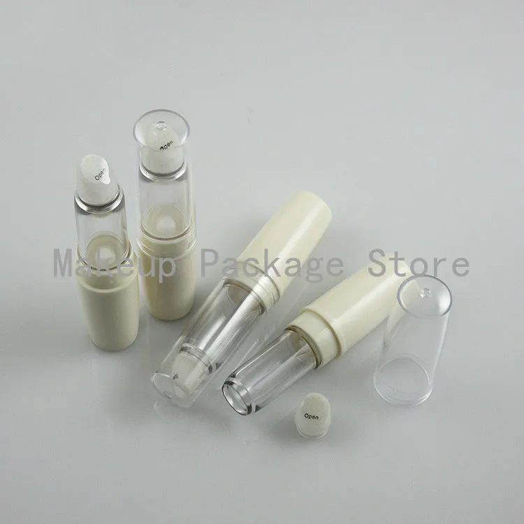 

10/30/50pcs 3ml Empty Beige Makeup DIY Rotating Pen Lipstick Tube Rotary Lip Gloss Bottle Red Lip Lotion Refillable Bottle