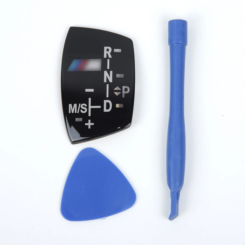 

Car Auto Gear Shift Knob Panel Sticker Part For BMW X1 X3 X5 F01 F10 F30 F35 F18