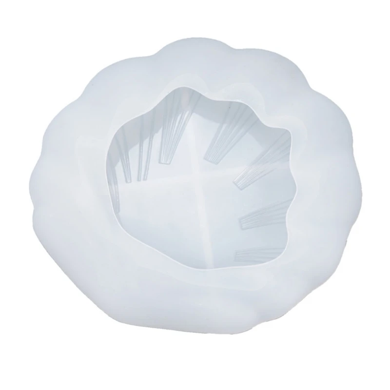 

Crystal Epoxy Resin Mold Shell Dish Plate Casting Silicone Mould DIY Making Tool K3KC