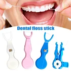Нейлоновая зубная нить 30 м с держателем, зубная щетка, инструмент для чистки зубов, средство для ухода за полостью рта MH88