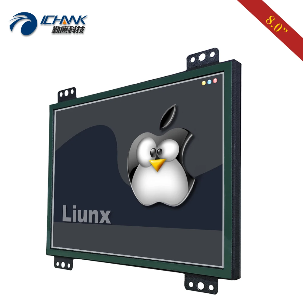 ZK080TC UDL2/8 &quotдюймовый 1024x768 IPS Мощность Туфли с открытым встроенные рамки Linux Ubuntu