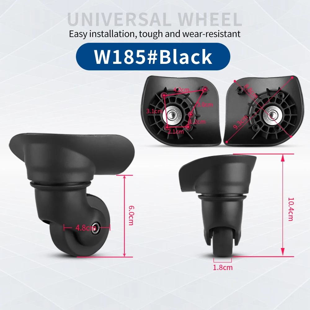 Trolley wheels Compatible with Mailv 47R  parts suitcase luggage repairs casters accessories detachable one-piece durable