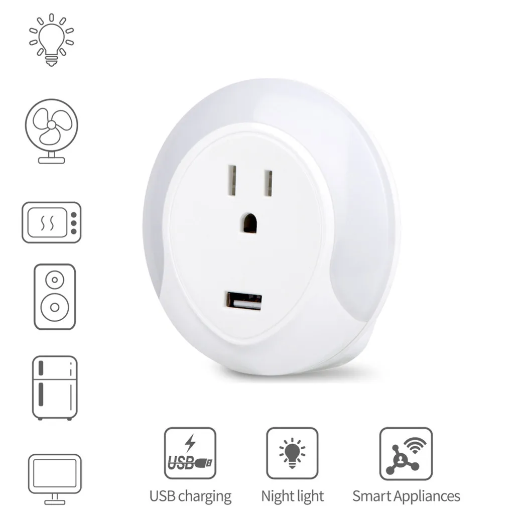 Ouhaobin WiFi умная розетка US светильник переключатель выход таймер беспроводной