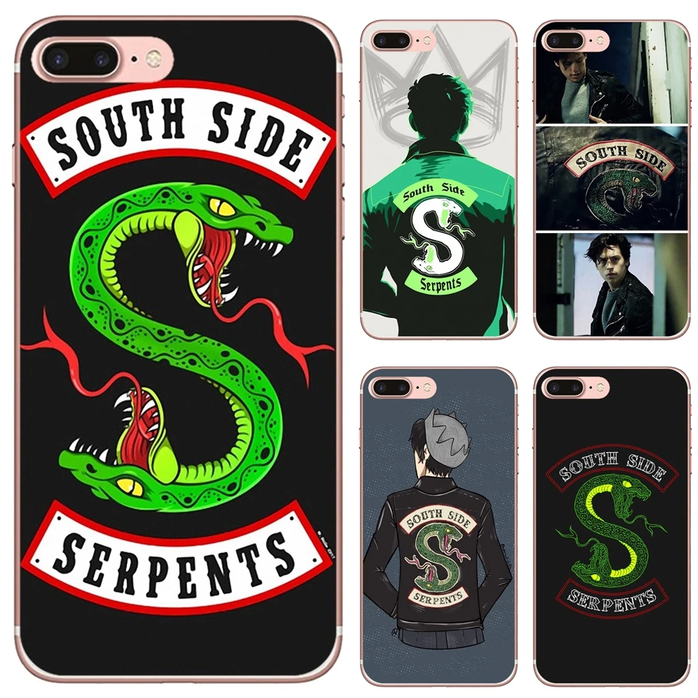 

Silicone Phone Case For iPhone 10 11 12 13 Mini Pro 4S 5S SE 5C 6 6S 7 8 X XR XS Plus Max 2020 tv riverdale SouthSide Serpent
