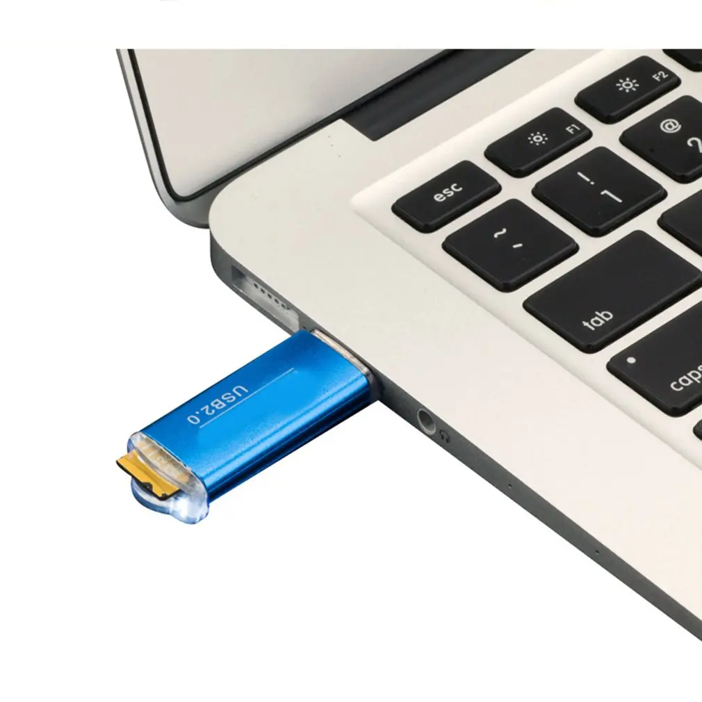 Портативная Алюминиевая карта из сплава Ридер мобильный телефон кард-ридер USB2.0
