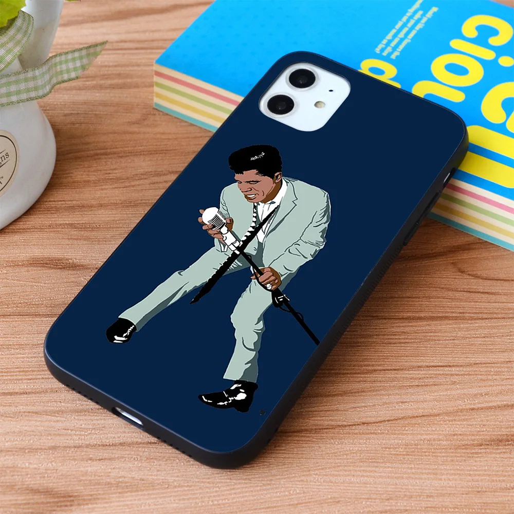 

For iPhone James Brown Soft TPU border Apple iPhone Case