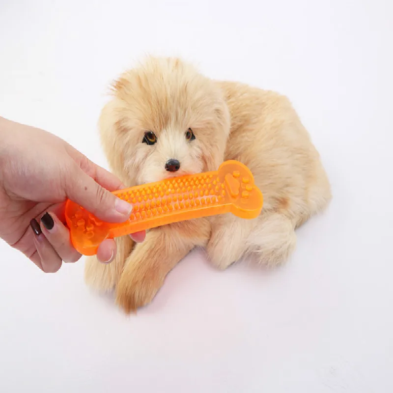 

Dog Toys Pet Molar Tooth Cleaner Brushing Stick Trainging Dog Chew Toy Dogs Toothbrush Doggy Puppy Dental Care Dog Pet Puppies