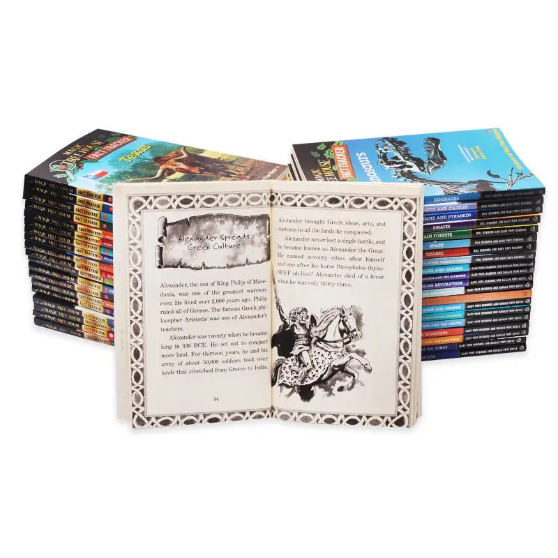 40 Books/Set Story book Magic Tree House Illustrated English Reading Increase Wisdom Children's Books Children Gifts Book | Канцтовары