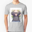 Мужская хлопковая футболка с аниме-надписью, Женская хлопковая Футболка с эротическим принтом манга, грудь, оппай, взрослая одежда для взрослых Weeaboo, соска для груди