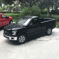 welly 124 2015 ford f 150 regular black car model handicraft decoration collection toy tool gift die casting alloy car model