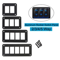 2345 way car rocker switch panel housing holder aluminum for carling boat type auto parts switches parts accessories