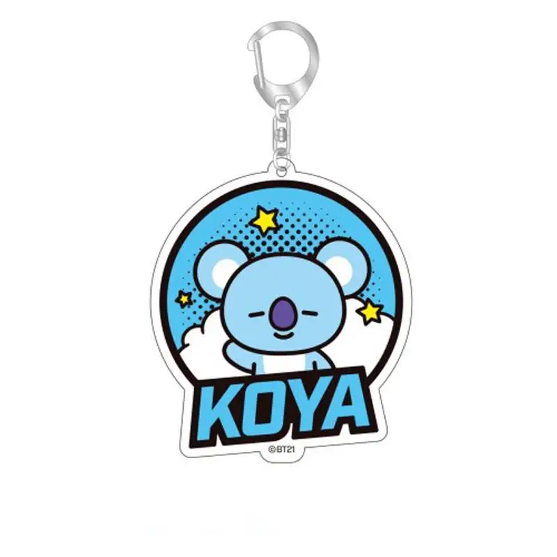 Брелок Cooky Mang Koya RJ TATA Shooky для женщин и мужчин брелок ключей с рисунком из