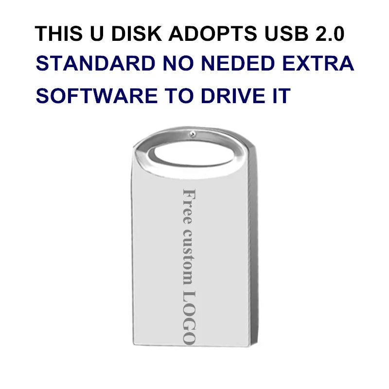 Флеш-накопитель 16 ГБ металлический USB 2 0 32 64 флеш-накопитель флешка 4 8 для ключей