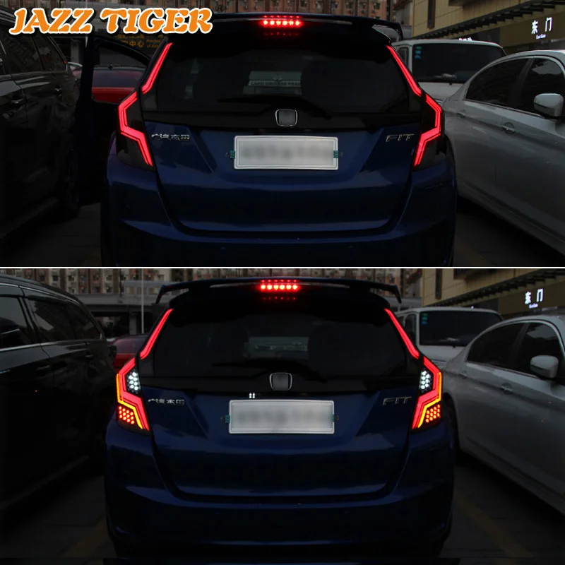 Автомобильный светодиодный фонарь светильник хвост для Honda JAZZ FIT GK5 2014 - 2018 задний
