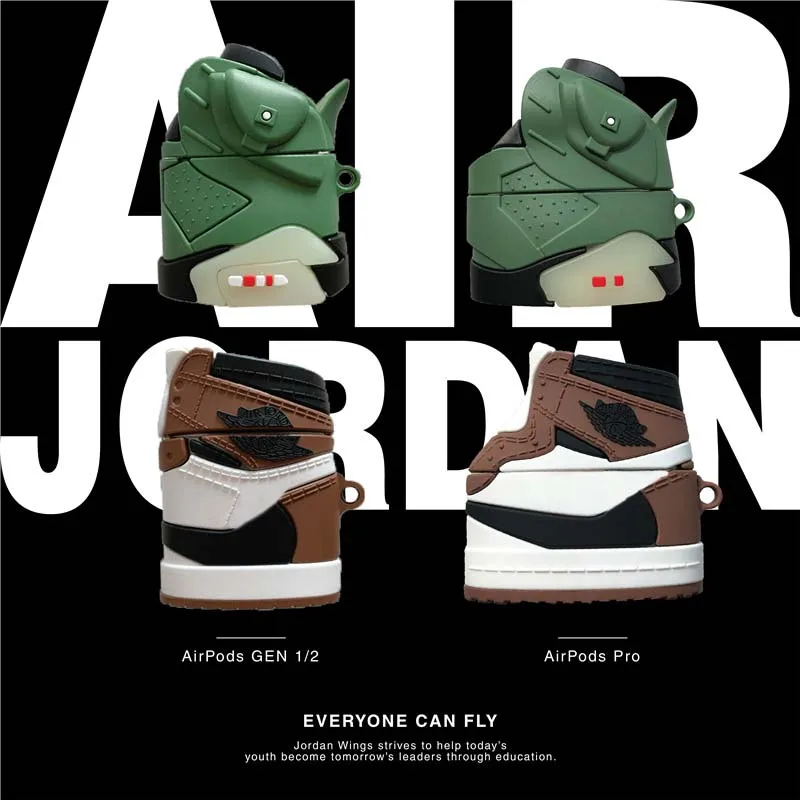 

For Apple Airpods Case 1 2 3 Pro Shoes Soft Silicone Bluetooth Headphone Case AirPods Pro3 Headphone Case