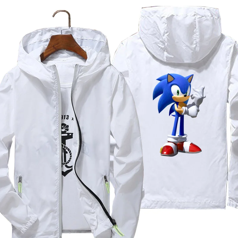 

2021 Men's jacket TSR Sonic printing jacket Reflective Skin Sun Spring Autumn brand jacket