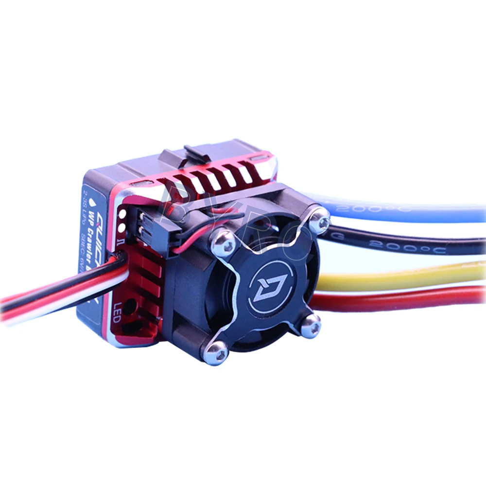 Водонепроницаемый Матовый контроллер скорости ESC Hobbywing quirun 1080 80A с программной