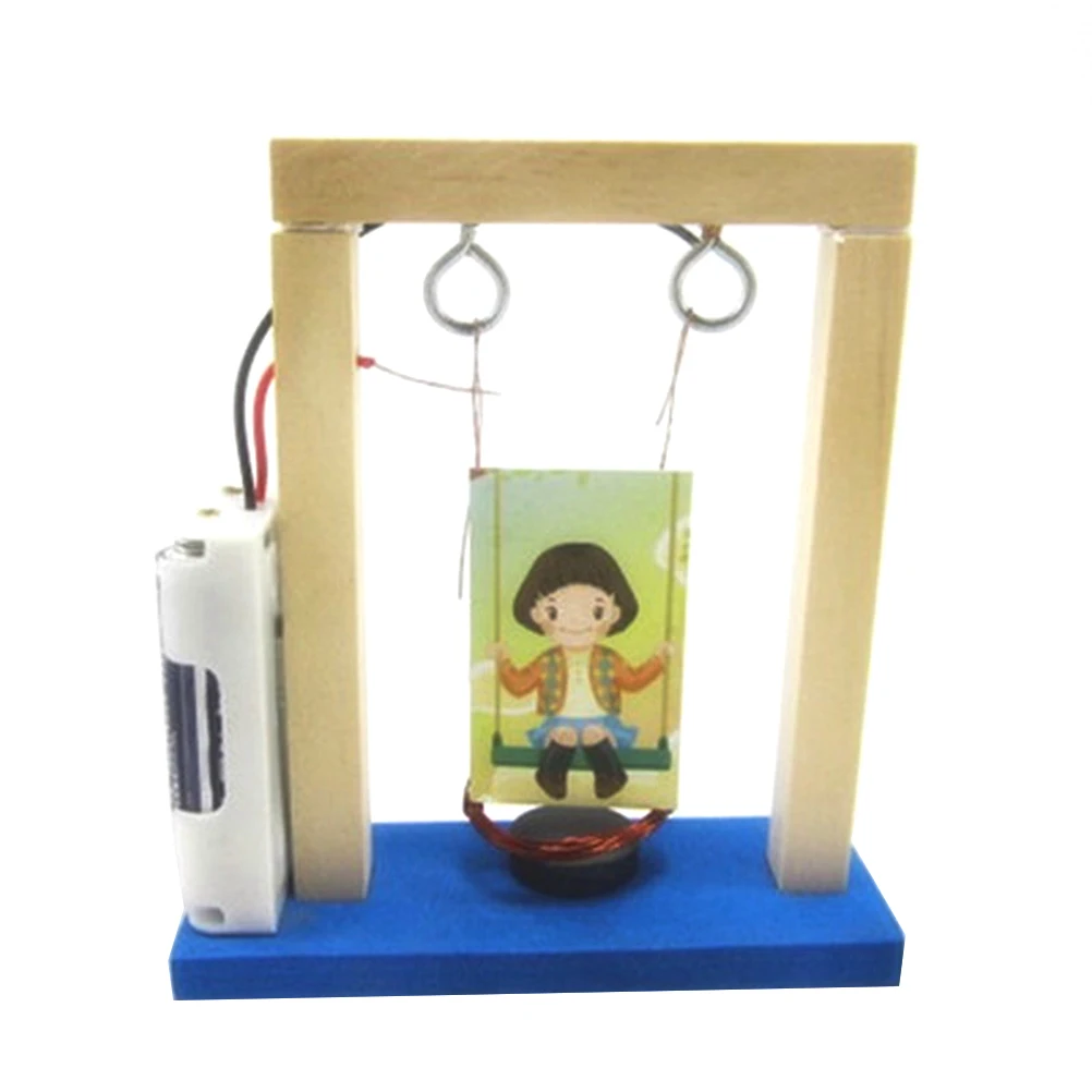 Самодельные сборные экспериментальные игрушки деревянные электромагнитные