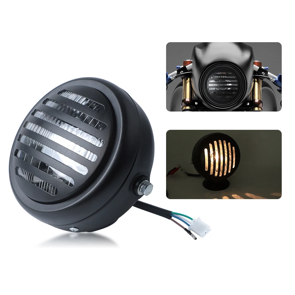 6 5 дюймов CG125 GN125 фара для мотоцикла 12 В передняя круглая 35 Вт подсветка подходит