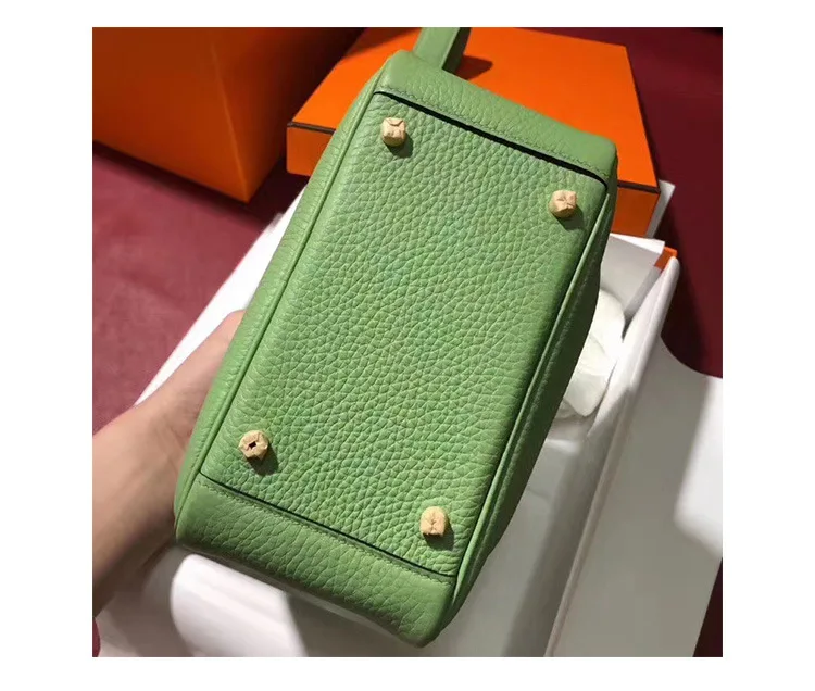 

New Medicine Bag Mini Pillow Bag Cowhide Shoulder Messenger Female Bag Doctor Bag L20/26cm