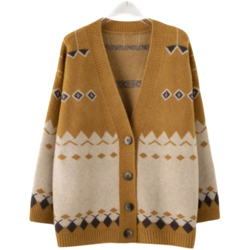 

Женский свитер-пальто в Корейском стиле