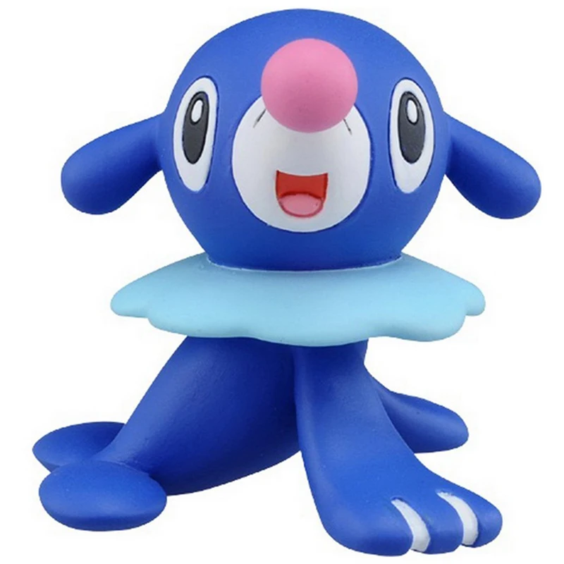 

Takara Tomy Genuine Pokemon Dolls Charmander Popplio Litten Pikachu Rowlet Treecko Eevee Fennekin Anime Action Figure Toys
