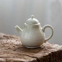 ceramic whiteware porcelain household set hand teapot jade porcelain tea pots tea set siteel traditional chinese tea set