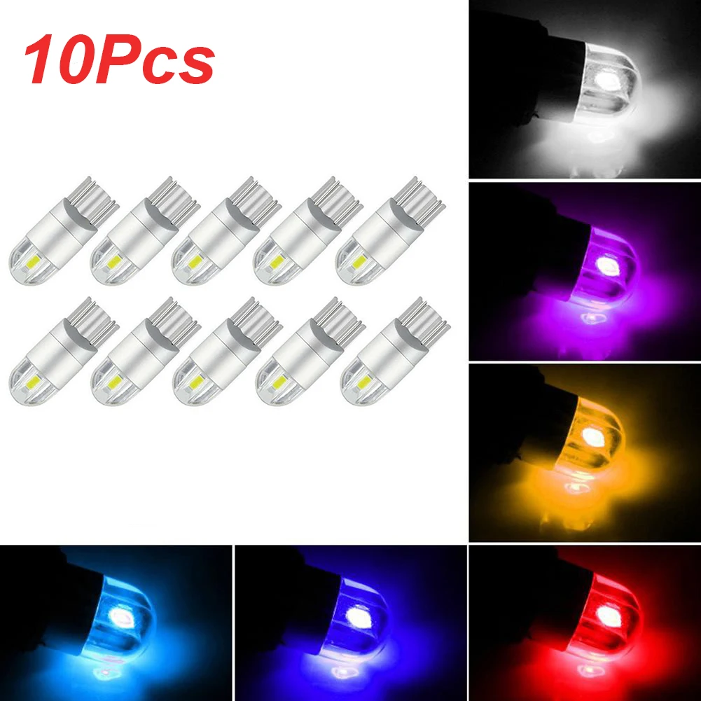 

Светодиодная лампа T10 3030 SMD высокой мощности, внутренсветильник лампа для боковых габаритных огней, ламсветильник для чтения, 10 шт.