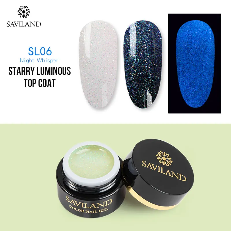 Luminous top coat 6 Saviland праймер Гель-лак 15 мл верхнее Базовое покрытие Гель-лак Top it off+ Базовое покрытие основа для УФ-гель для ногтей - Цвет: Luminous top coat 6