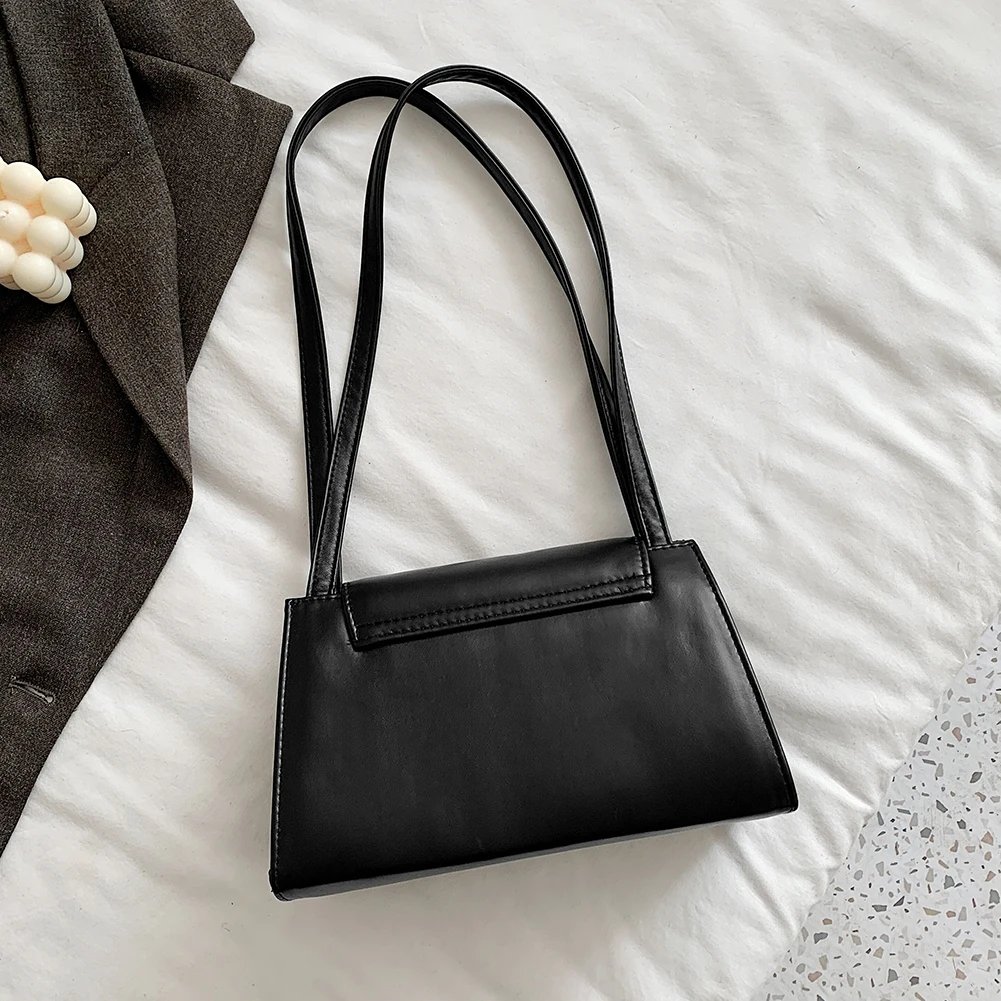 

Crossbody Bags Small PU Leather Soft Underarm Shoulder Fluffy Lady Shoulder Handbags Female Simple Totes Women 2020 Trend