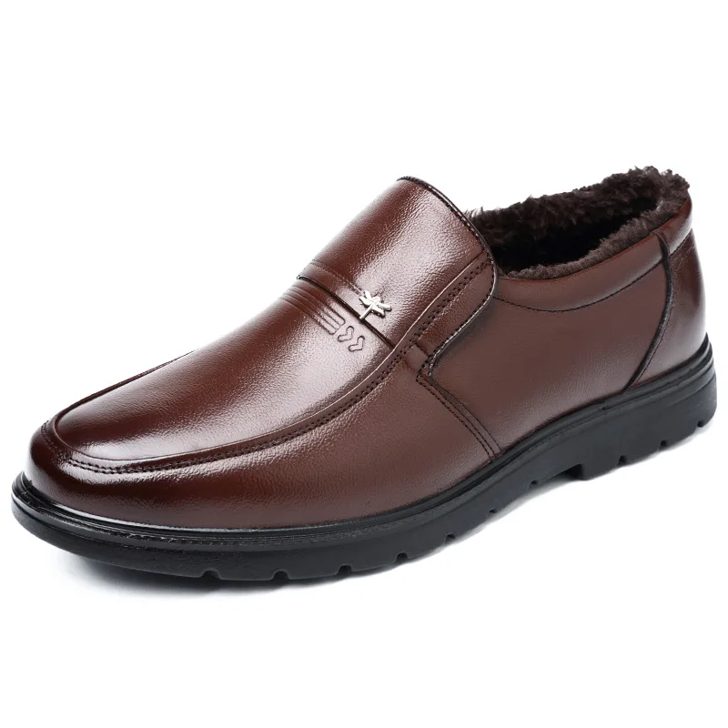 Мужские туфли-оксфорды PLYX из натуральной кожи для весны и зимы деловые