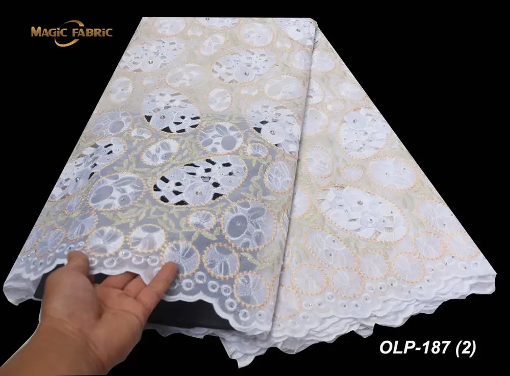 

Роскошная африканская кружевная ткань из двойной органзы ручной работы с блестками и бисером 5 ярдов большая вечерние няя нигерийская Ткан...