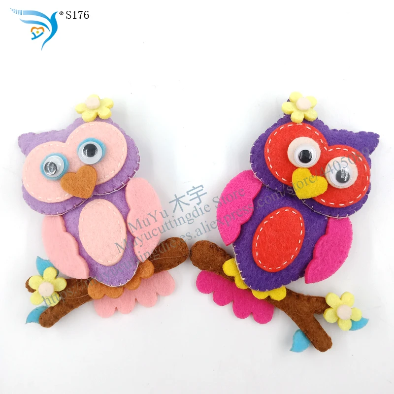 Совы украшения вырезанные небесно-Стальные режущие матрицы совместимы с