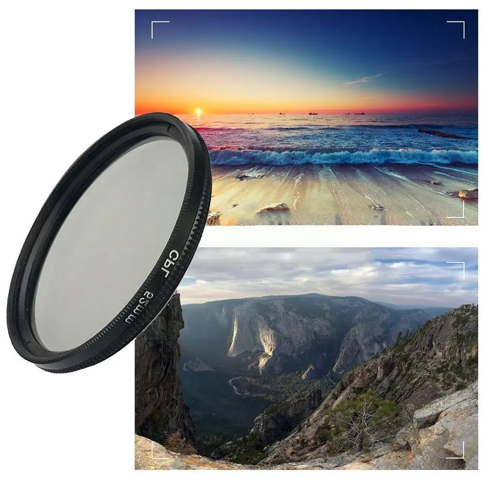 

52mm Circular Polarising Cpl Filter For 650d 700d For D3100 D3200 D3300 Z0g3