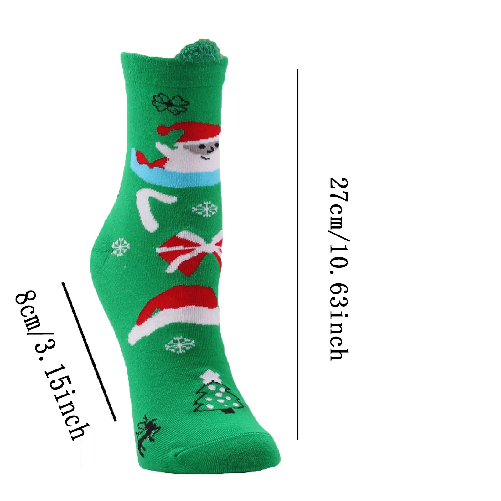 Хлопковые рождественские носки украшения для дома подарки Рождественское