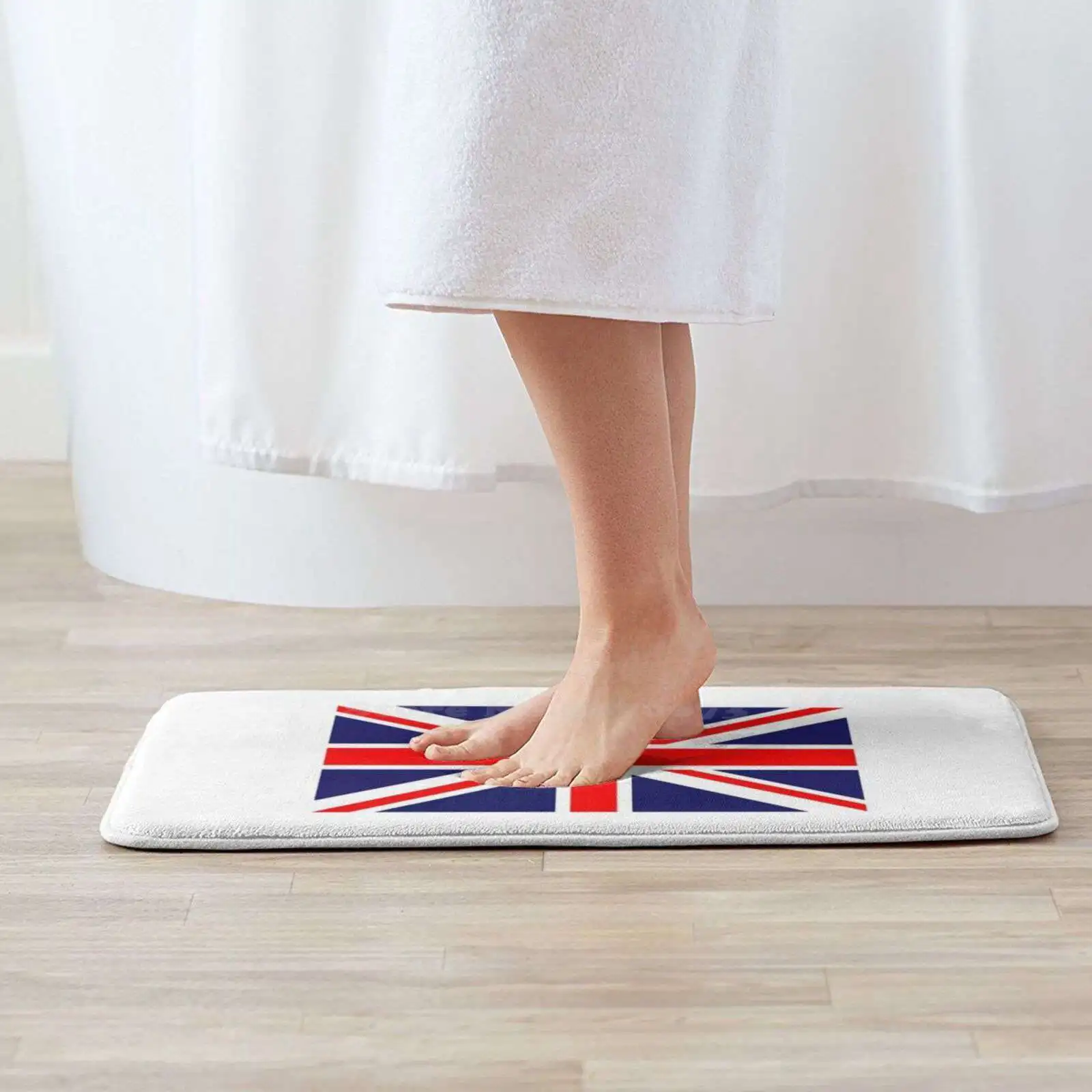 Мягкий Нескользящий 3D коврик Union Jack для ног флаг Великобритании Британского