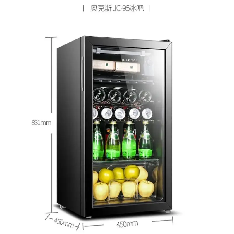 95L большой емкости холодильник для вина по уходу за кожей красное вино шкаф