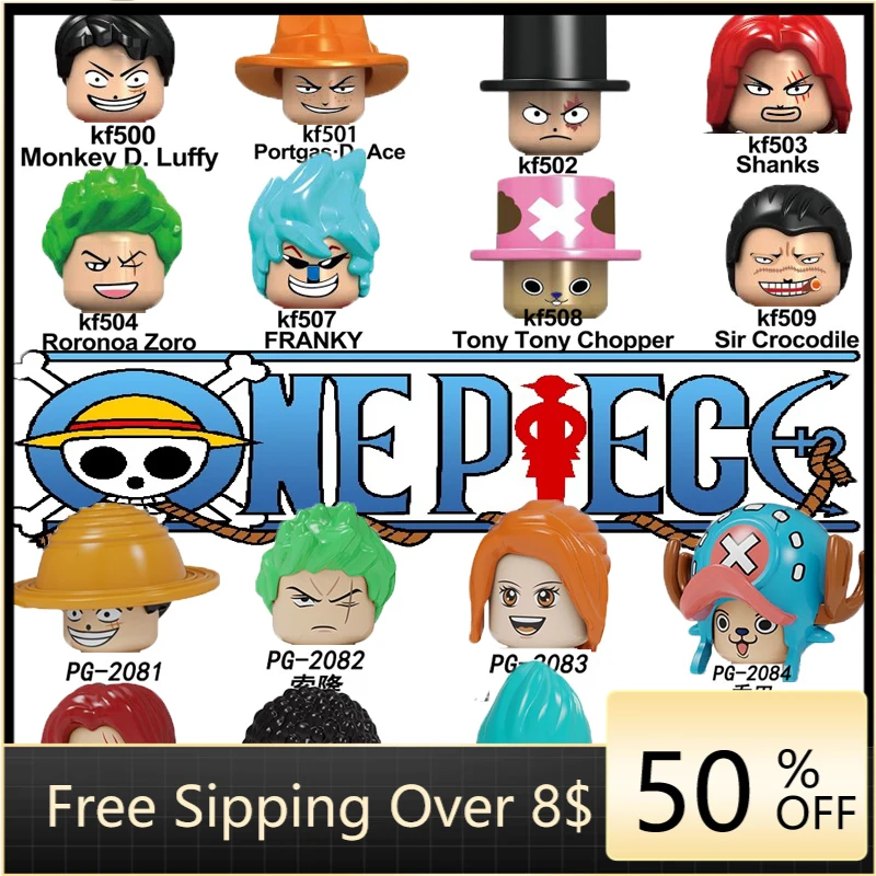 Конструктор Vinsmoke Sanji Usopp Franky Luffy фигурки для детей развивающие игрушки KF6037