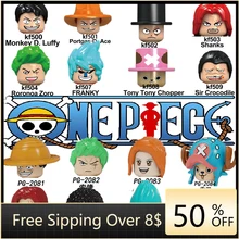 Конструктор Vinsmoke Sanji Usopp Franky Luffy фигурки для детей развивающие