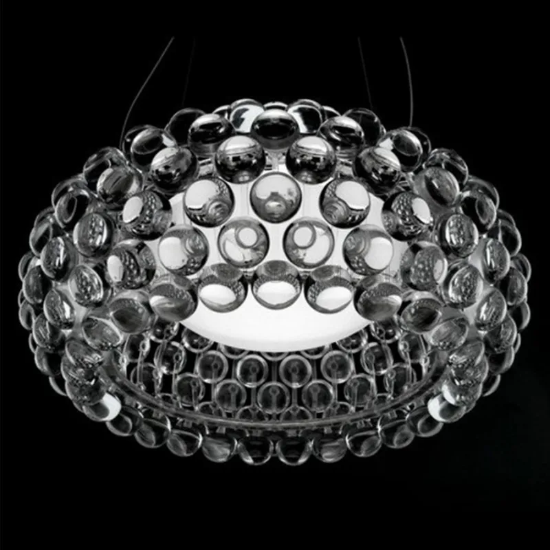 Foscarini-luces colgantes de acrílico para comedor, lámpara colgante dorada transparente para decoración del hogar, cocina, iluminación interior, moderno, RS7