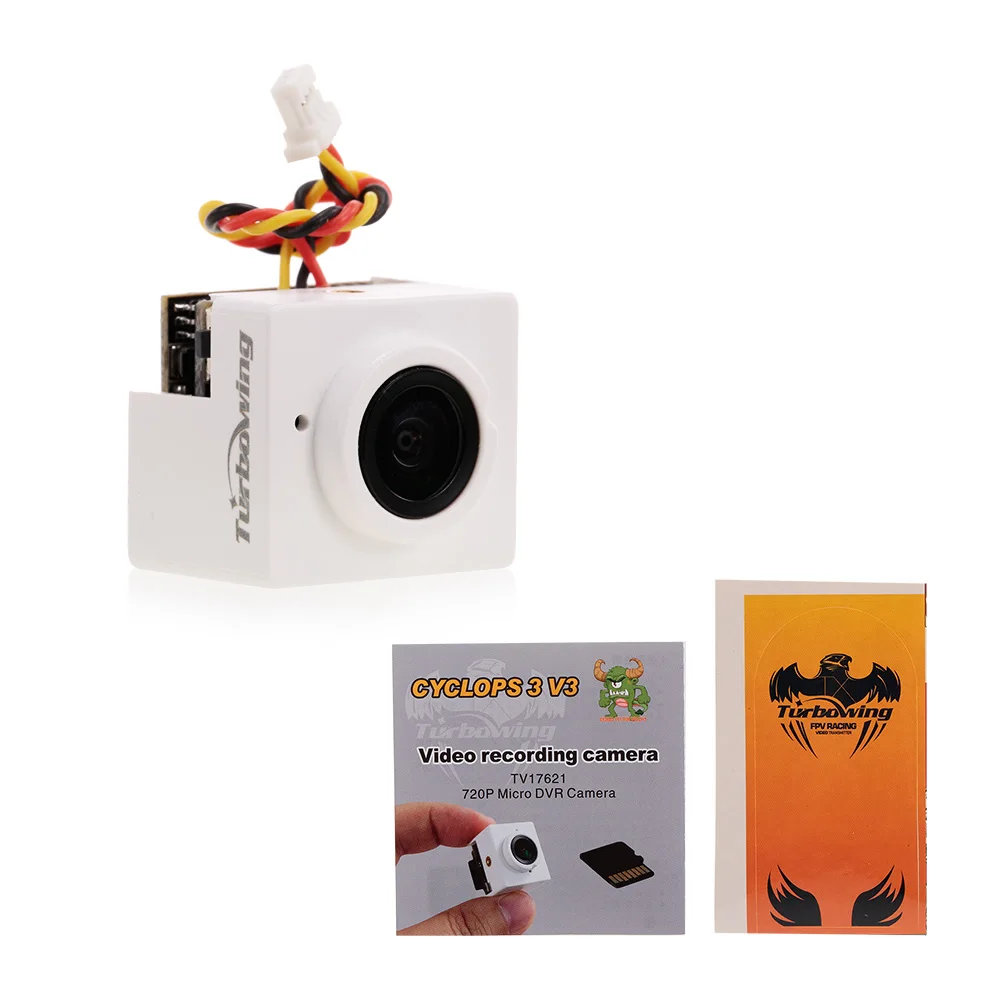 Широкоугольная Micro DVR hd камера CYCLOPS 3 V3 TV17621 720P 170 для дрона аэрофотосъемки|Детали и
