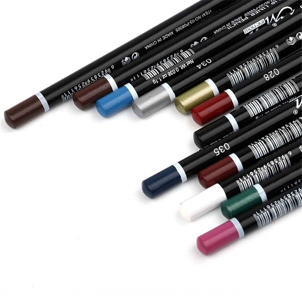 Карандаш Водостойкий MENOW для макияжа глаз стойкий карандаш губ 12 шт./компл.