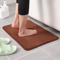 home bathroom coral plush water absorption foot mat kitchen soft comfortable antiskid mat kitchen mats for floor